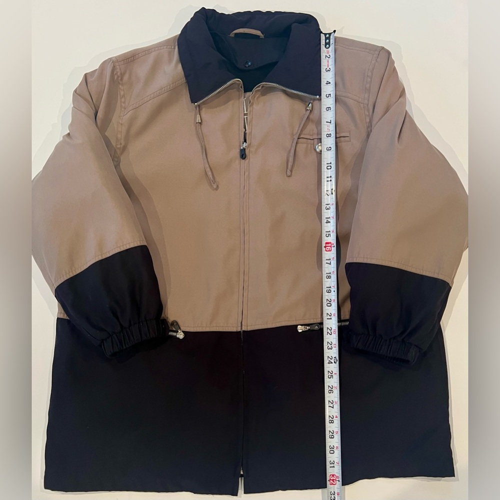 Fleet Street Two-Tone Women’s XL Brown Black Jacket Vintage 80’s - Picture 6 of 13